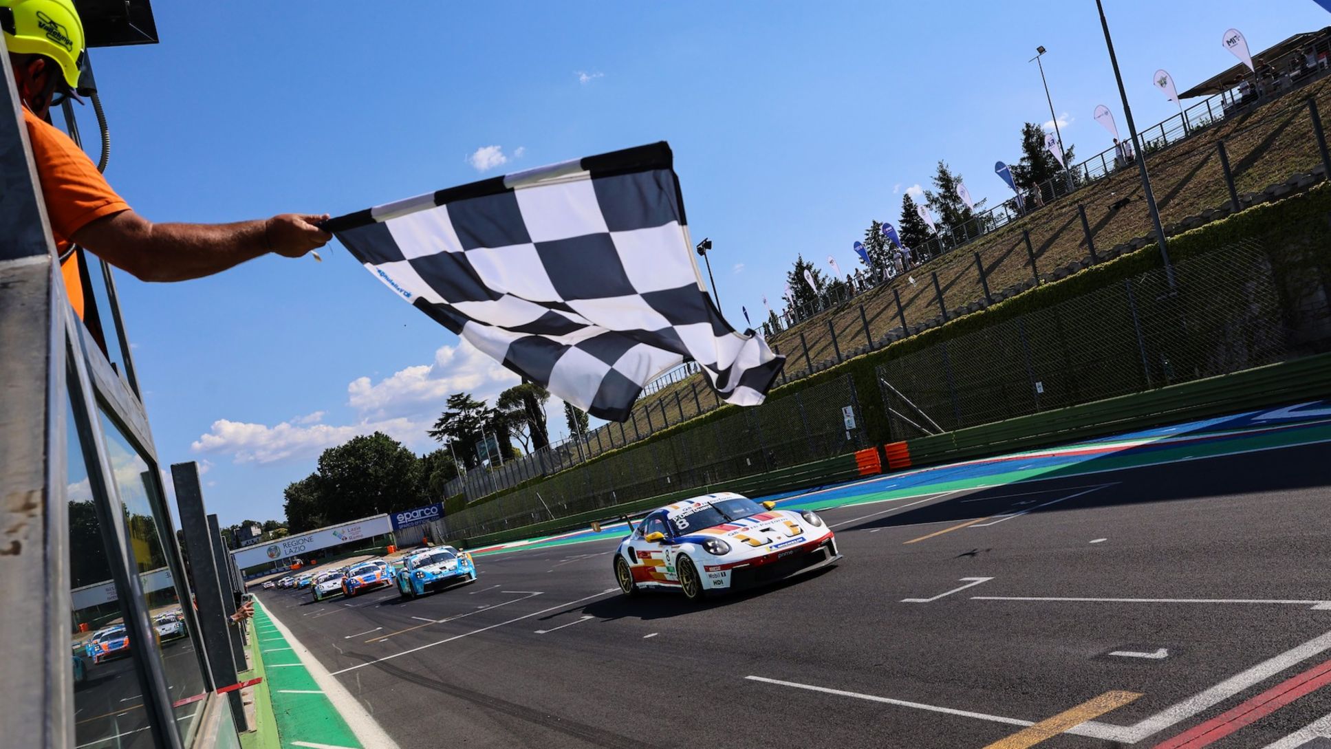 Delli Guanti vince gara 1 a Vallelunga