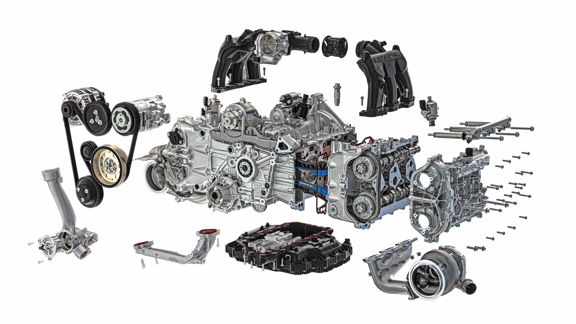 Motor bóxer, 2020, Porsche AG