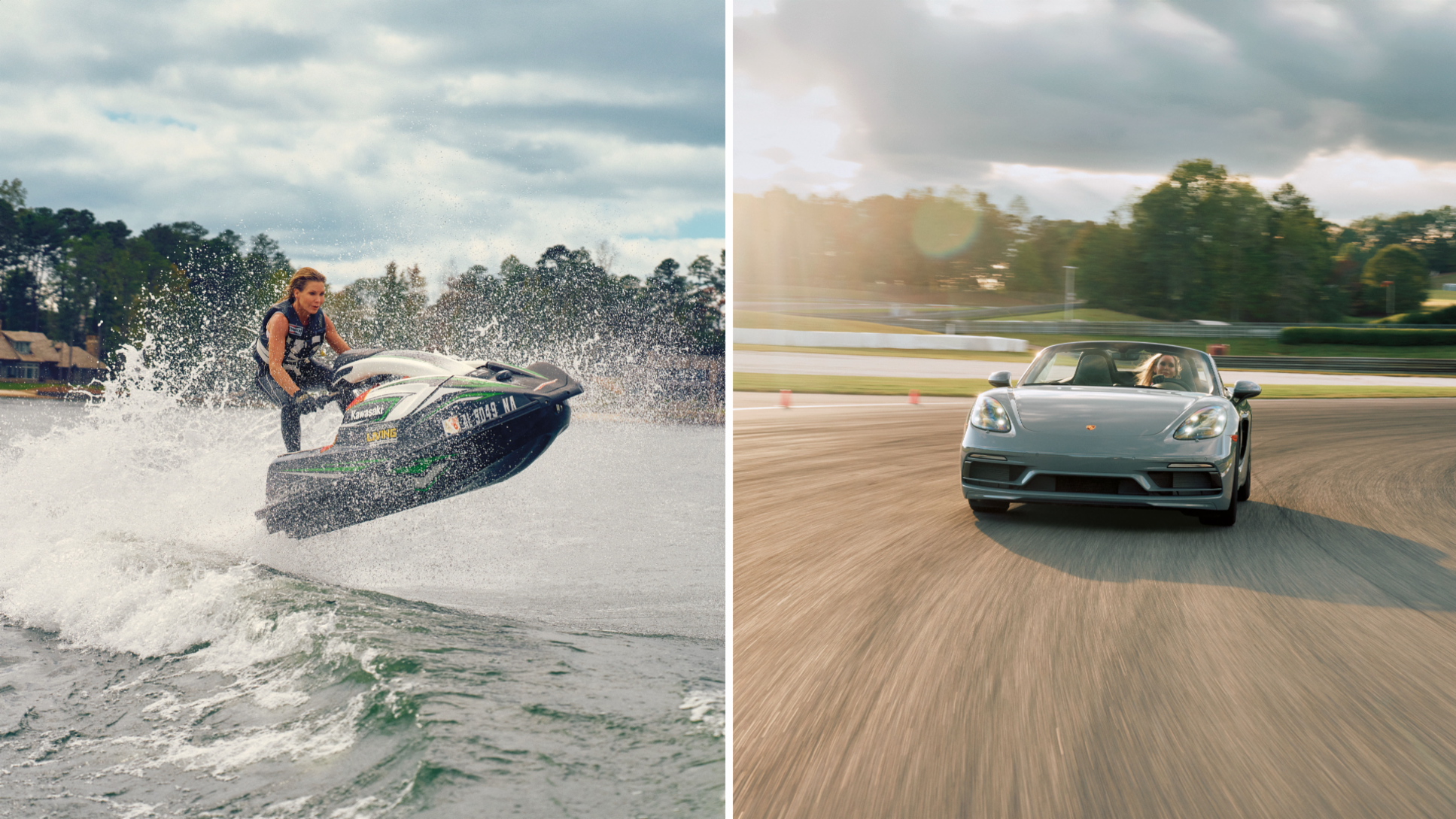 Christy Swaid, jet ski champion, stuntwoman, entrepreneur, 718 Boxster S, 2025, Porsche AG