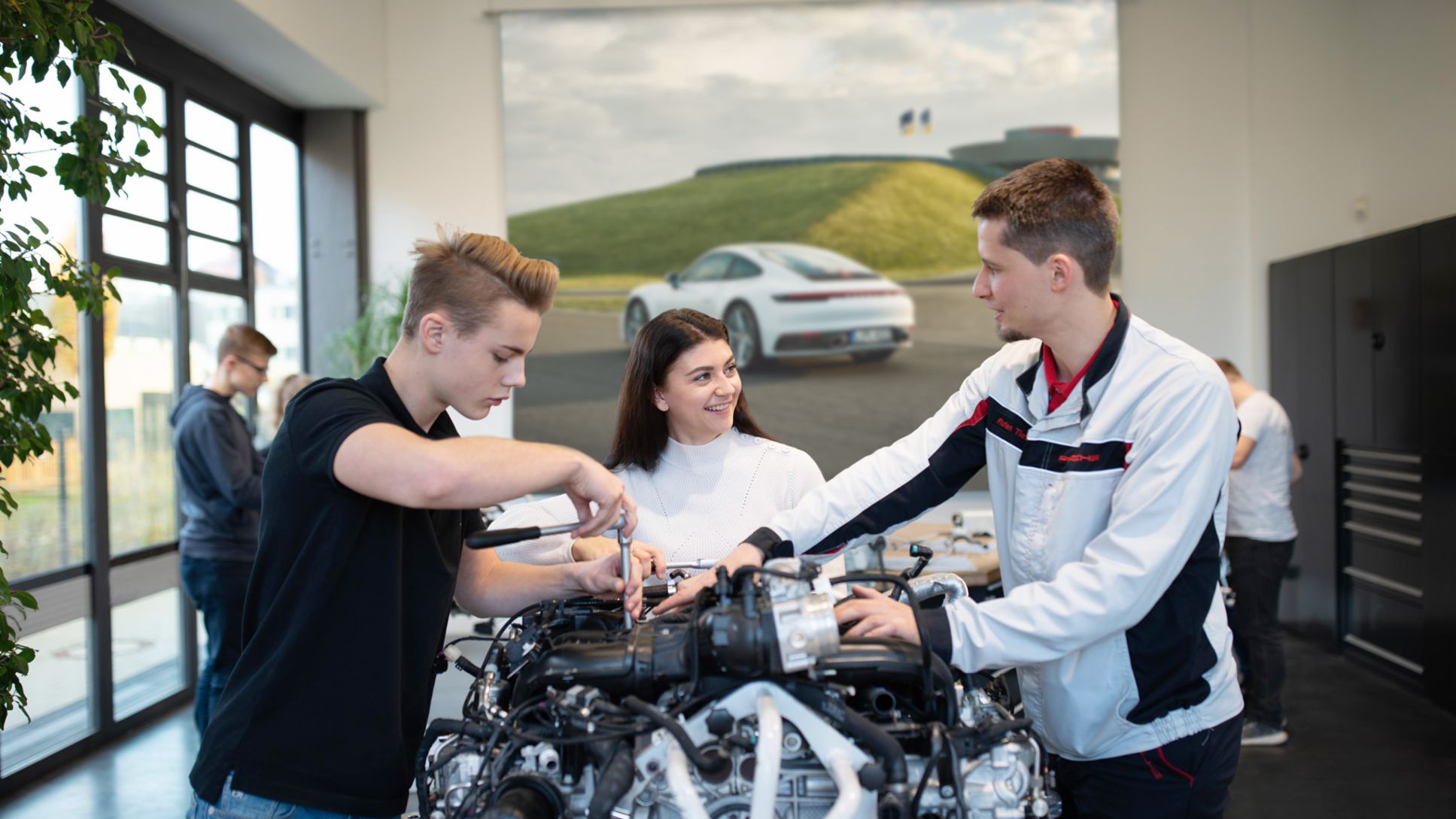 Porsche Schülerwerkstatt, VDI GaraGe, Leipzig, 2019, Porsche Leipzig GmbH