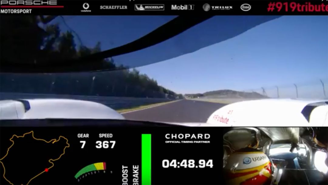 The 919 Tribute Tour: On-board record lap, Nordschleife.