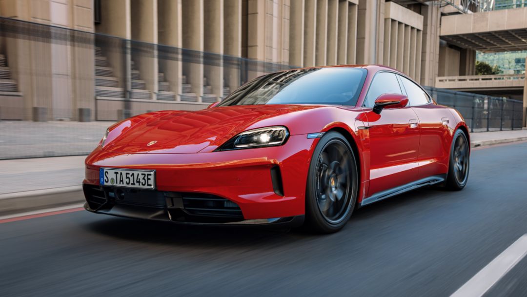 Model Year 2027 Porsche Taycan updates: E-Shift with virtual gears