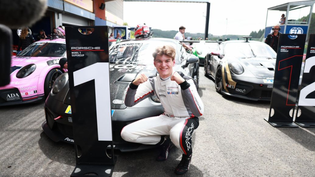 Flynt Schuring (PB), Schumacher CLRT (n&ordm; 12), Porsche 911 Cup, Porsche Mobil 1 Supercup, B&eacute;lgica, 2026, Porsche AG