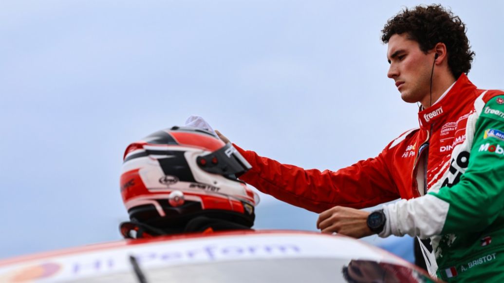 Andrea Bristot al comando della Porsche Carrera Cup Italia 2026