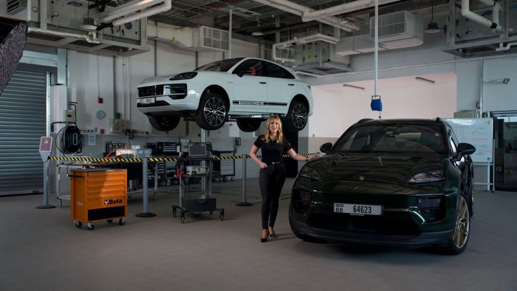 Anne Schnieders, Drive defines her, 2025, Porsche Middle East