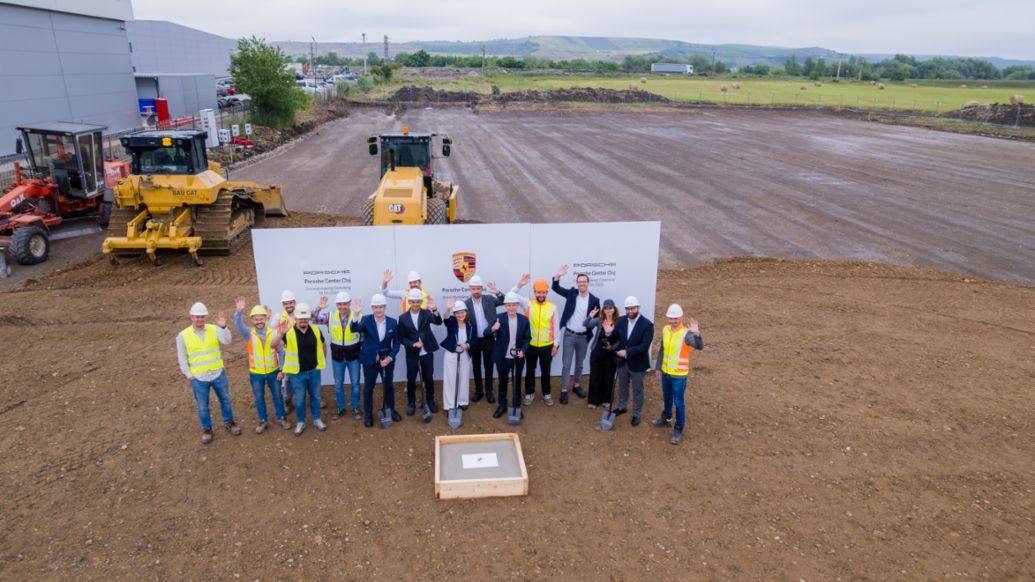 Porsche &icirc;ncepe construcția noului Porsche Center din Cluj, aduc&acirc;nd experiența de retail &icirc;n Transilvania, comunicat de presă, 18/06/2026, Porsche AG