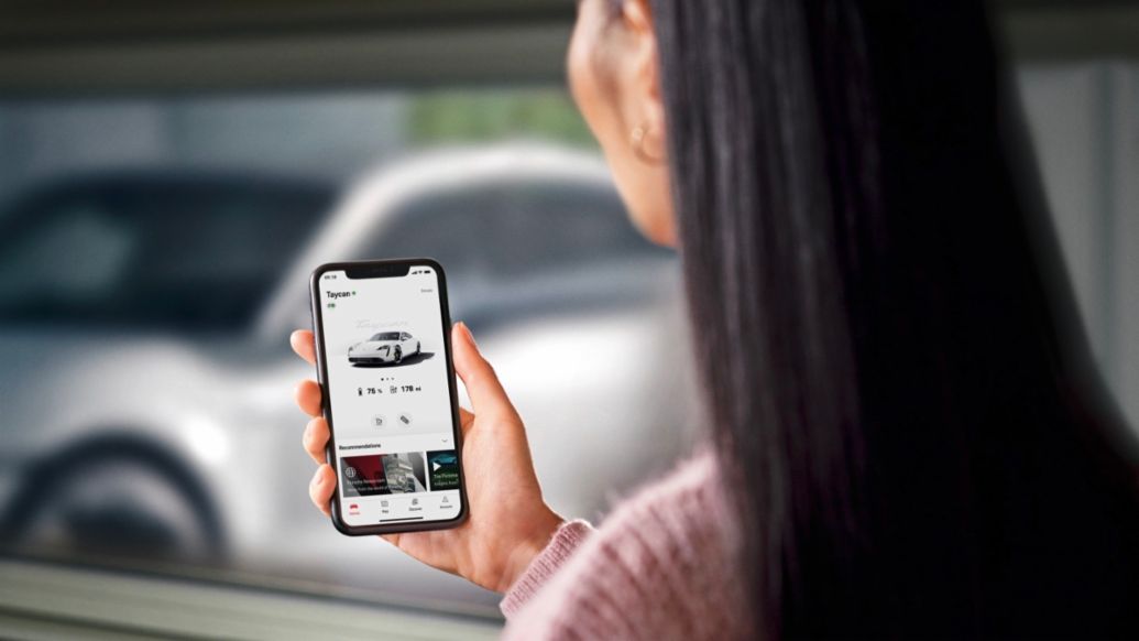 Taycan, nueva aplicaci&oacute;n My Porsche, 2022, Porsche AG