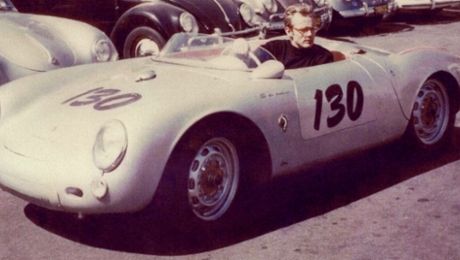 James Dean y Porsche