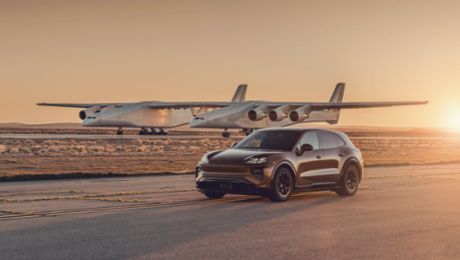 Precision meets power: Porsche Cayenne Electric accelerates into the eye of a storm
