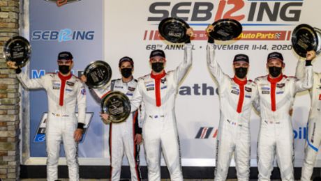 保时捷 911 RSR 以第一第二的出色战绩暂别 IMSA
