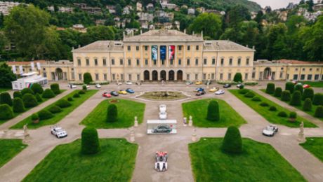 Icons and one-off cars from the Porsche Museum at the ‘Fuori Concorso’