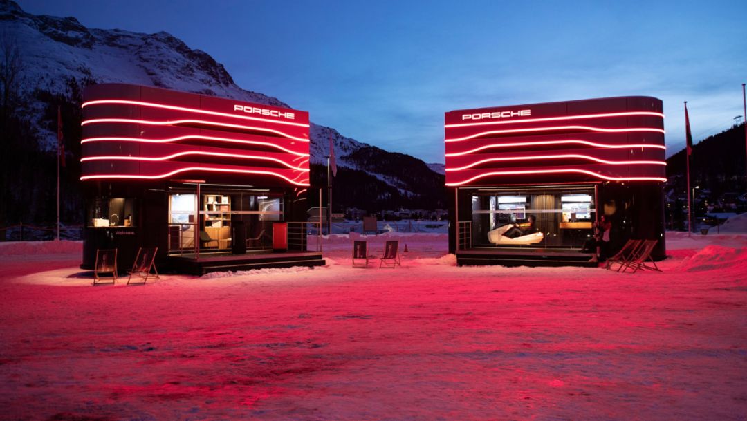 Mobile Event Unit : le monde Porsche en petit format transportable