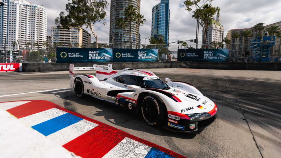 Podio en Long Beach para Porsche, que sigue l&iacute;der del campeonato