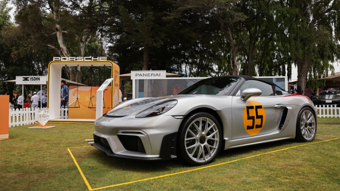 Porsche exhibe el exclusivo 718 Spyder RS Panamericana Special en el Pastejé Automotive Invitational