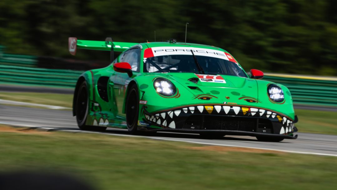 Strategy and skill boost Porsche to top-five finish in IMSA GT Challenge at VIR