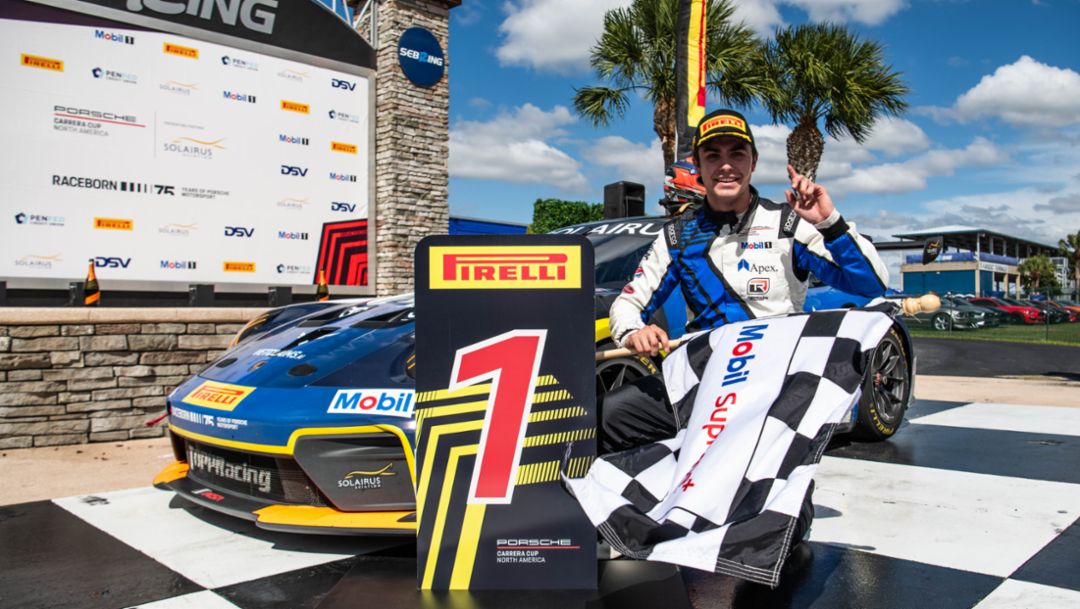 Maxson opens Porsche Carrera Cup North America season with sweep