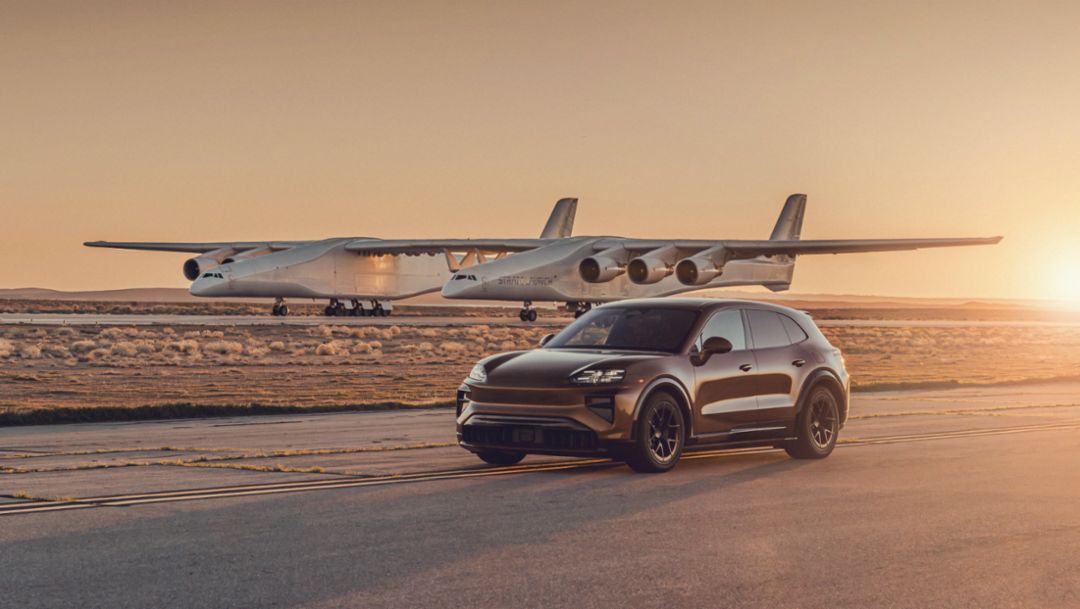 Precision meets power: Porsche Cayenne Electric accelerates into the eye of a storm