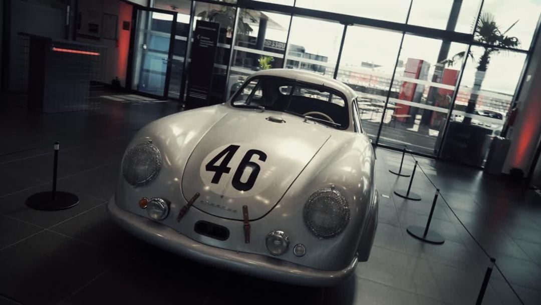 Porsche's first class winner in Le Mans, the 356 SL Coupé