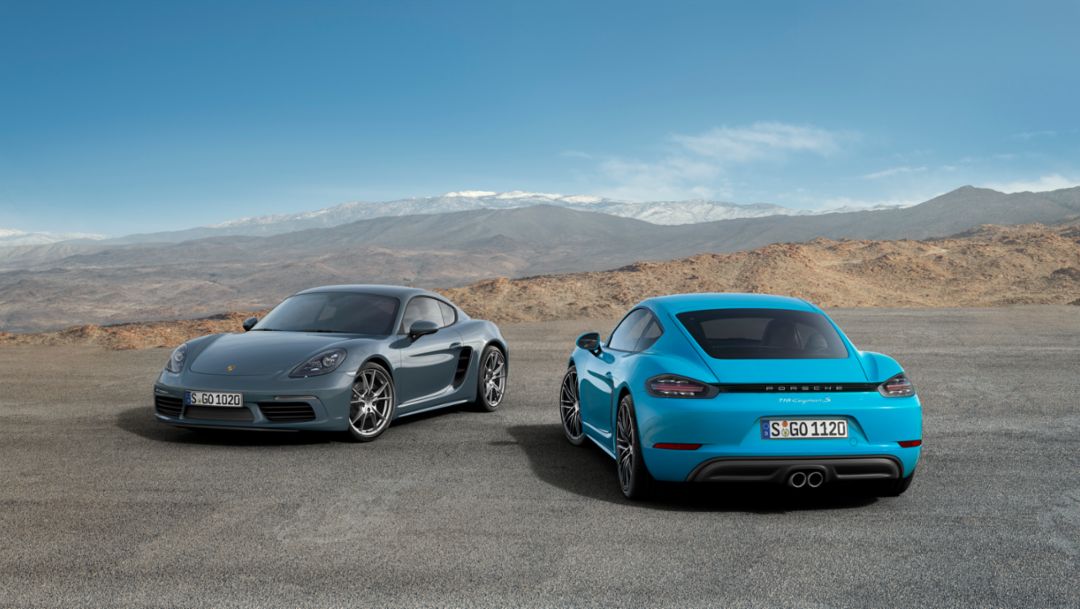 Vierzylinder-Turbo für mehr Kurven-Power – der neue Porsche 718 Cayman