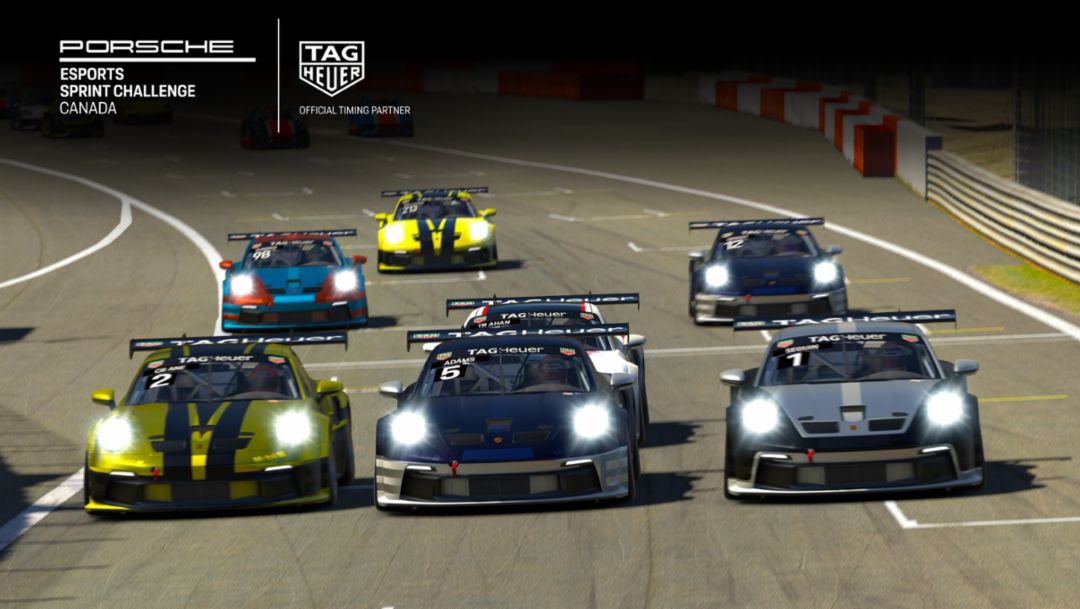 Exciting finale for the 2022 Porsche Esports Sprint Challenge Canada
