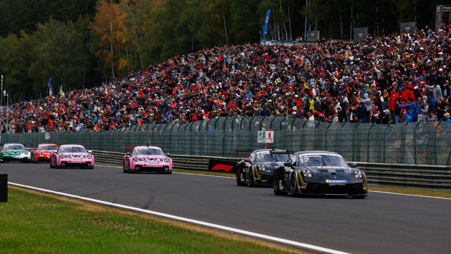 Flynt Schuring (PB), Schumacher CLRT (nº 12), Porsche 911 Cup, Porsche Mobil 1 Supercup, Bélgica, 2026, Porsche AG