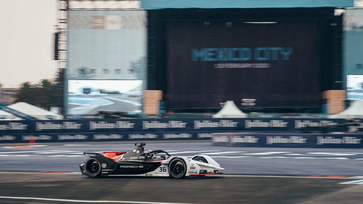 2020: Porsche disputa el Campeonato Mundial de Fórmula E en México