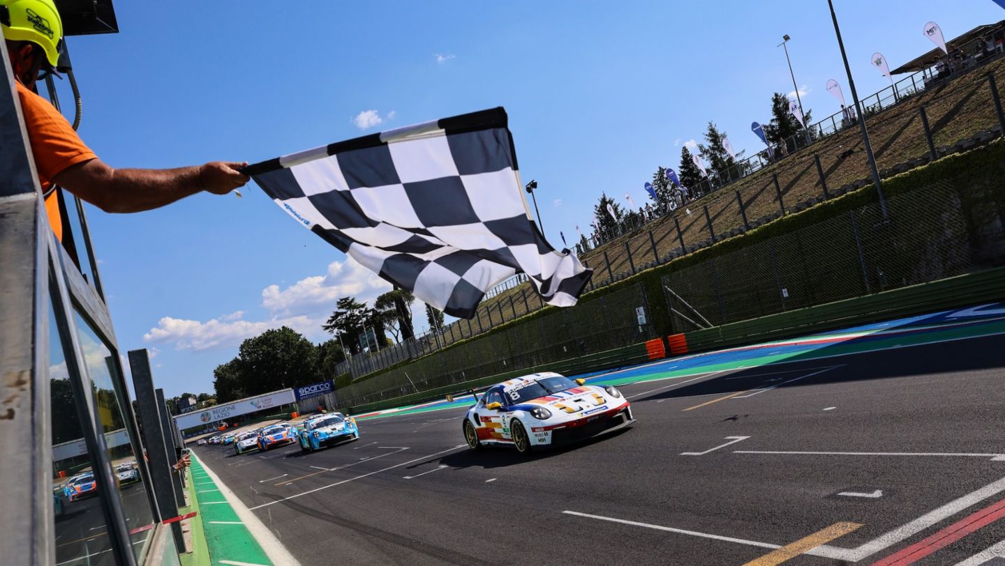 Delli Guanti vince gara 1 a Vallelunga