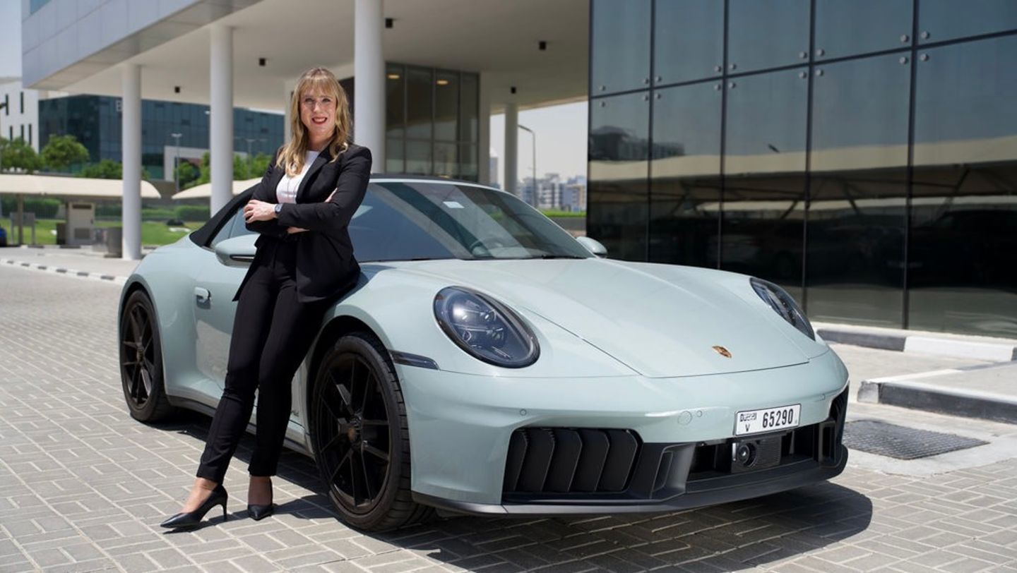Anne Schnieders, Drive defines her, 2025, Porsche Middle East
