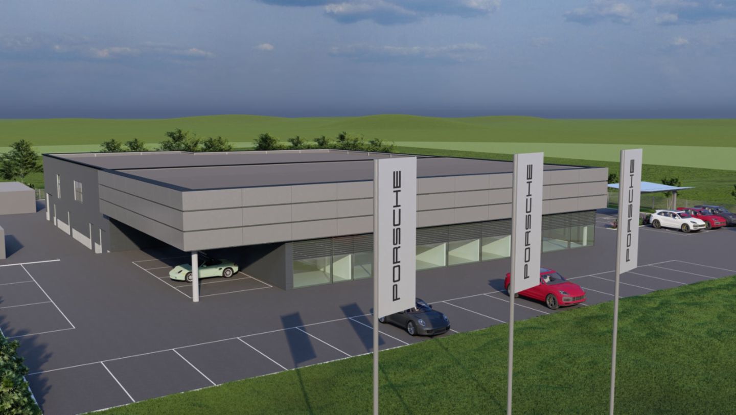 Porsche începe construcția noului Porsche Center din Cluj, aducând experiența de retail în Transilvania, comunicat de presă, 18/06/2026, Porsche AG