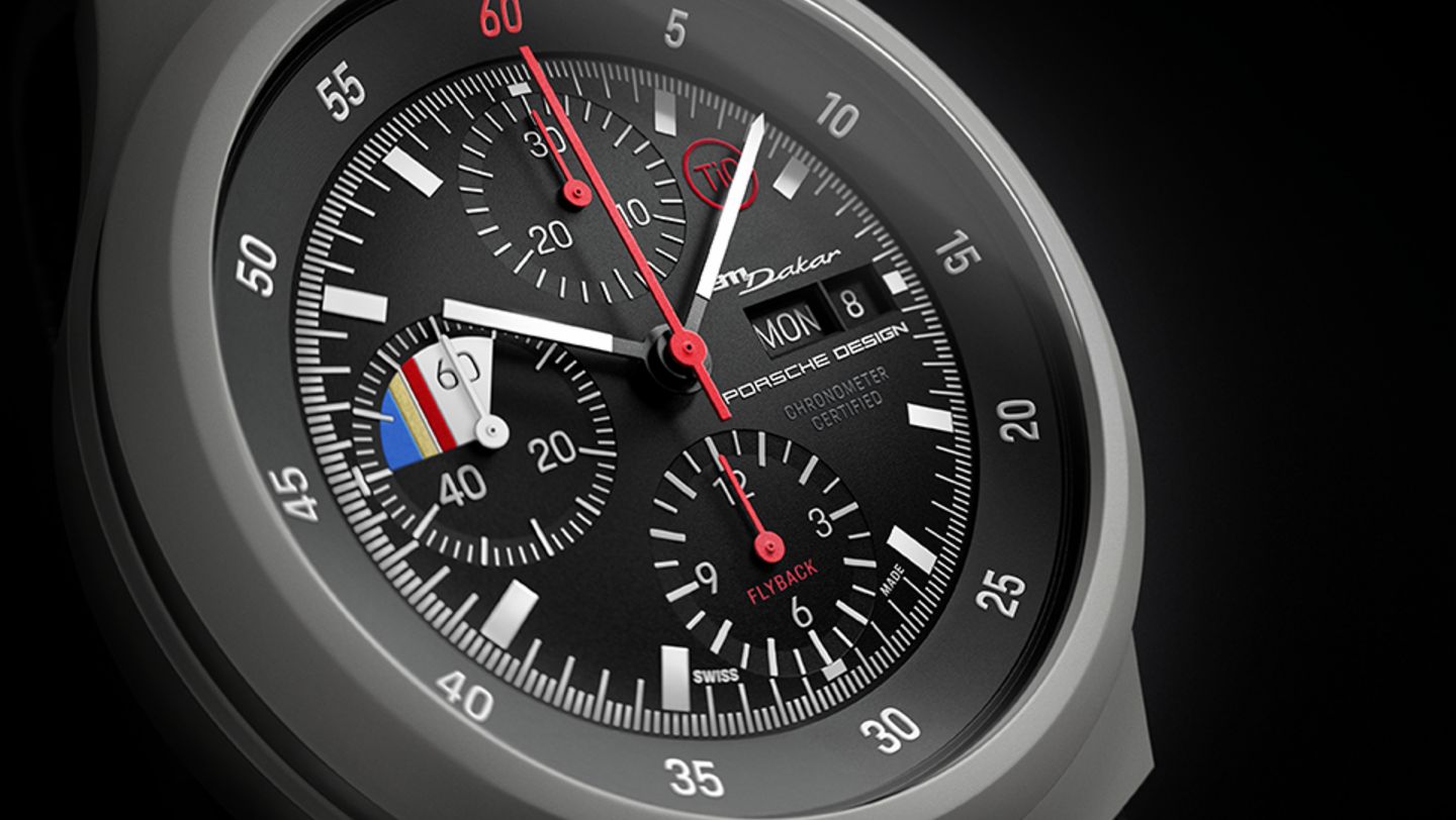 Porsche Design Chronograph 1 ‒ 911 Dakar Rallye Design Edition, 2022, Porsche Design
