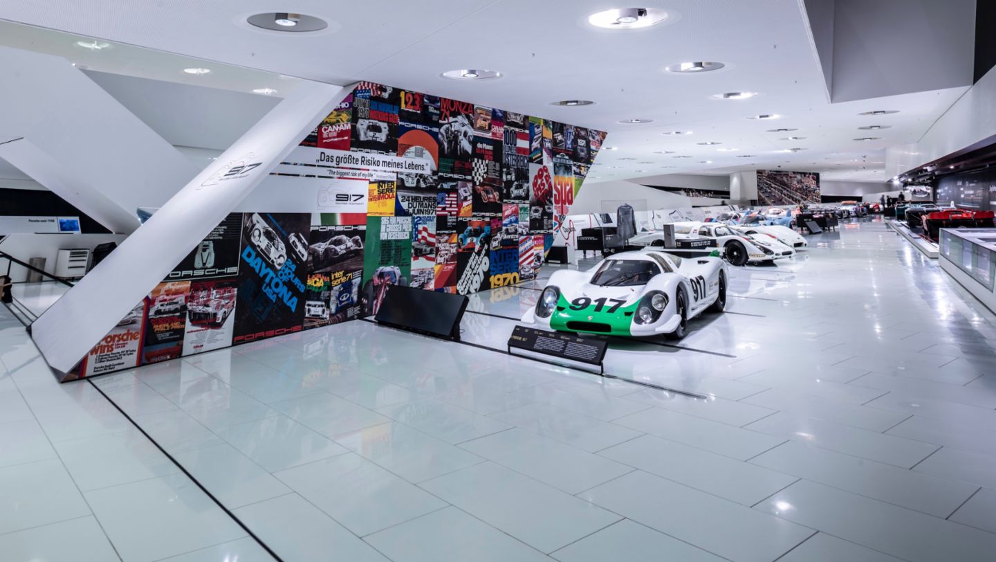 917-001, special exhibition 50 Years of the Porsche 917 – Colours of Speed, Porsche Museum, 2019, Porsche AG