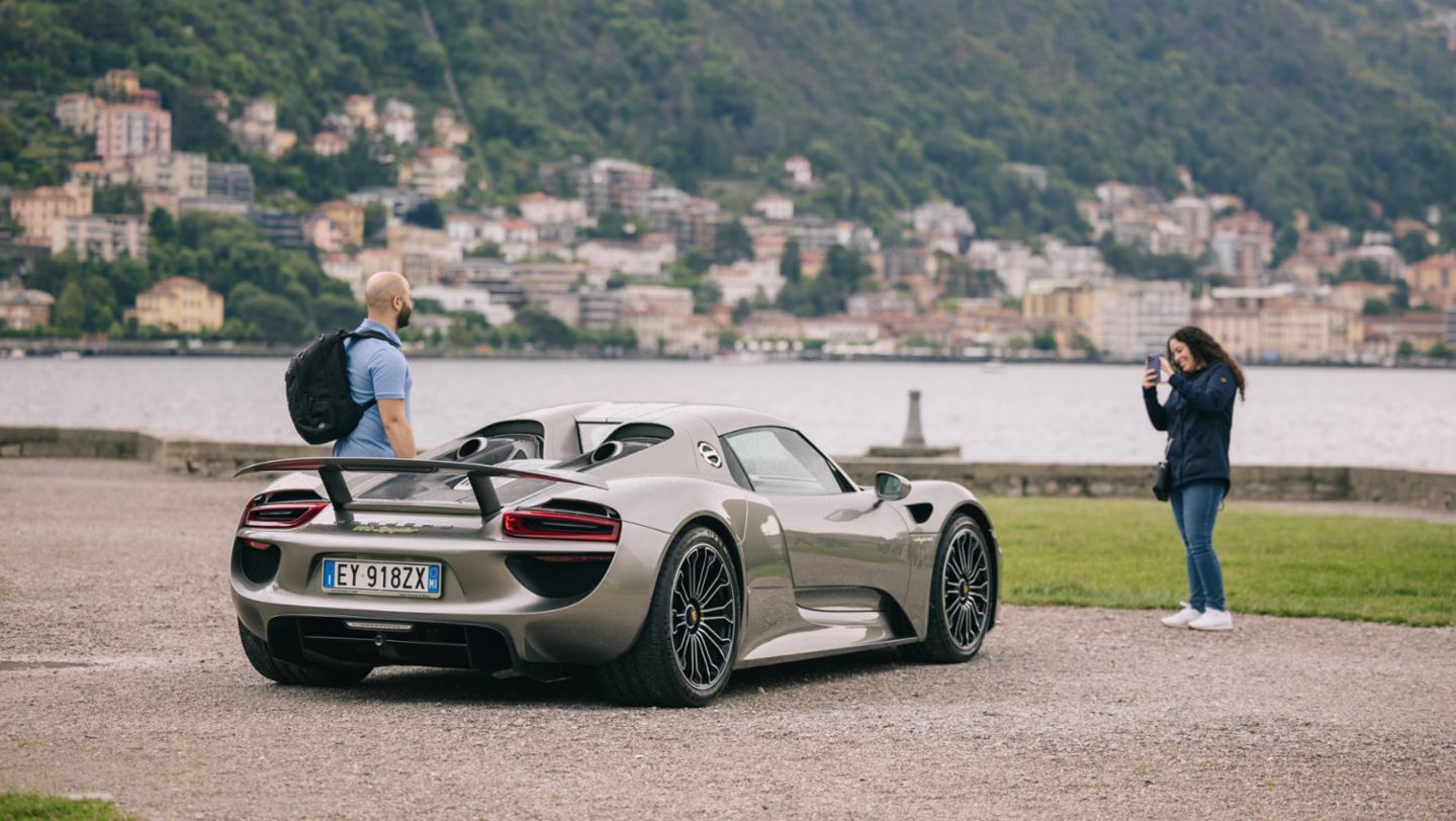 Porsche 918 Spyder, Fuori Concorso, Villa Olmo, Como, Italy, 2023, Porsche AG