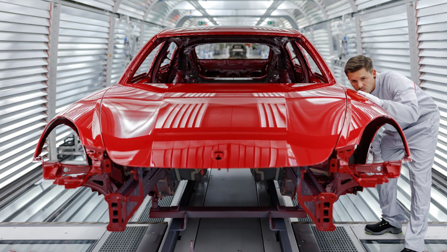 Das Porsche-Werk Leipzig: Lackiererei