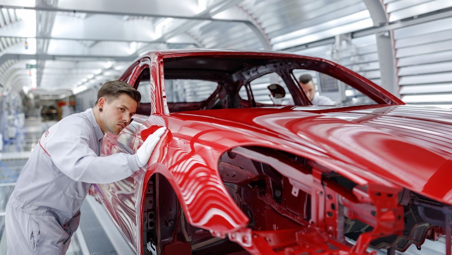 Panamera, Finish-Tunnel Lackiererei, Leipzig, 2019, Porsche Leipzig GmbH