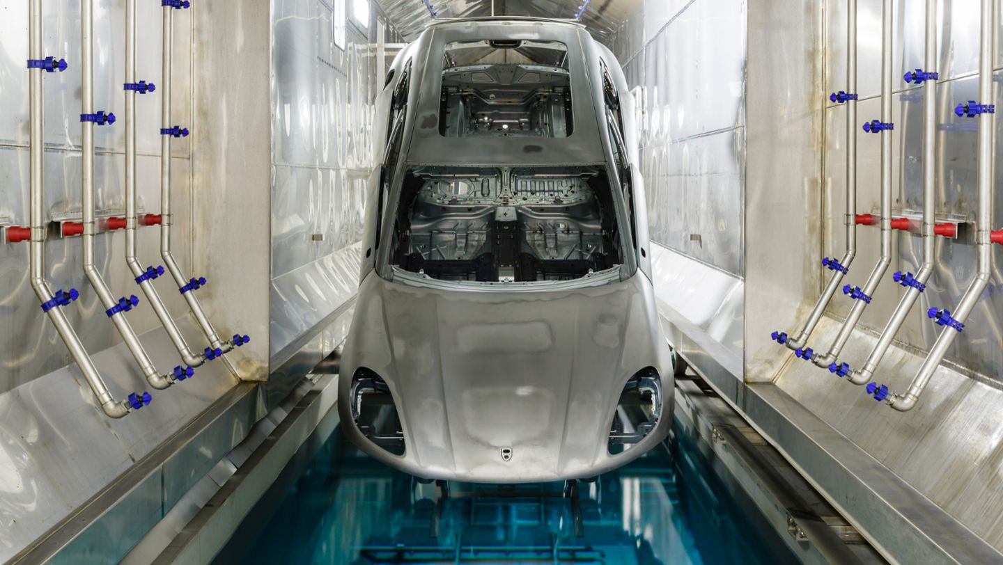 Macan, Kathodische Tauchlackierung, Leipzig, 2019, Porsche Leipzig GmbH