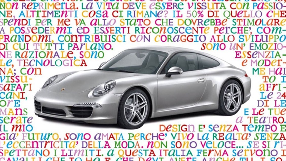 Campagna Porsche Italia di Oliviero Toscani, 2012