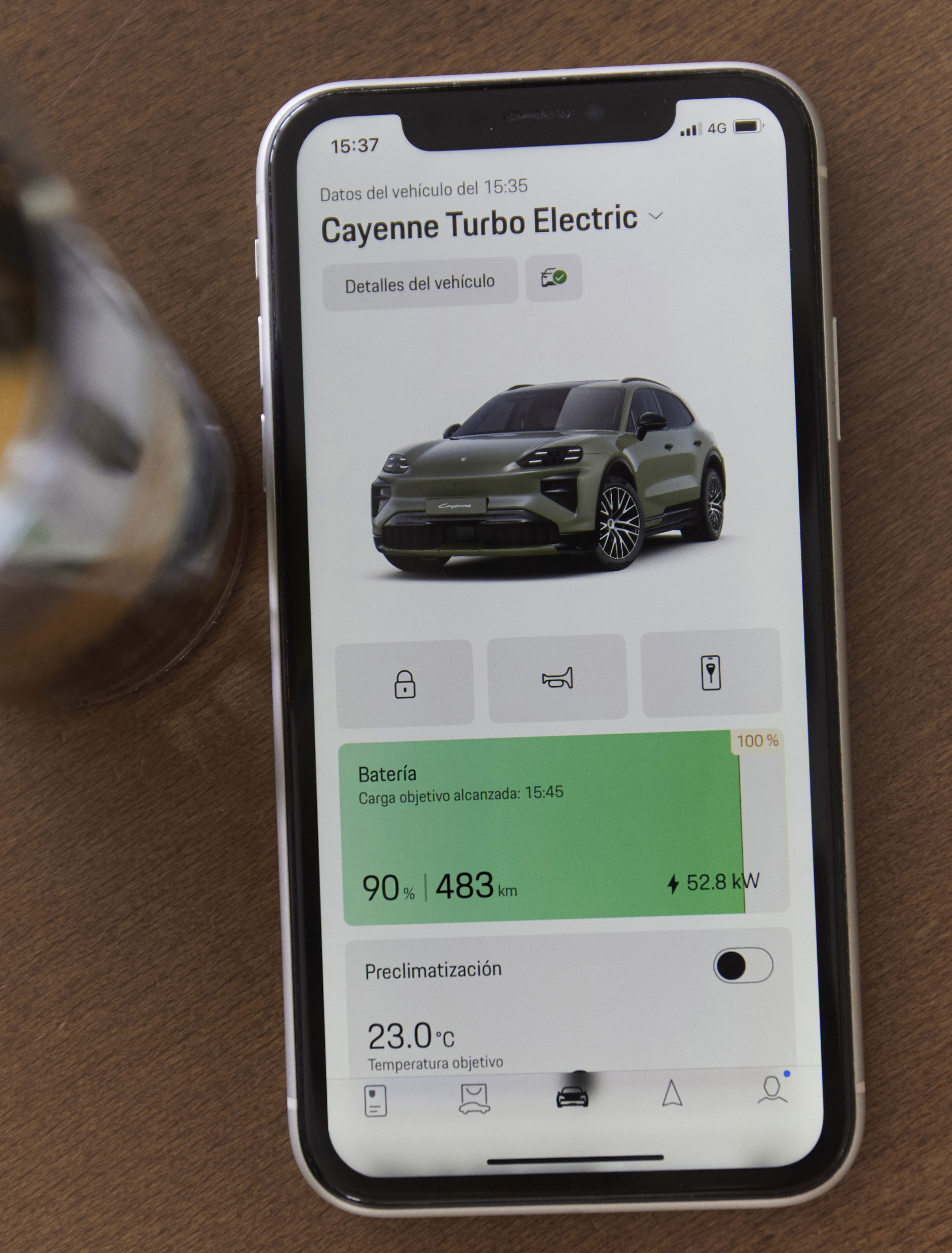 Aplicación My Porsche, Cayenne Turbo Electric, 2026, Porsche Ibérica